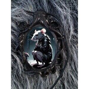 Rat Pinup Pendant Medieval Cosplay Mouse